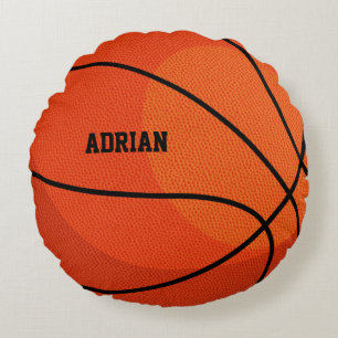 Basketball Sport Personalisiert Rundes Kissen