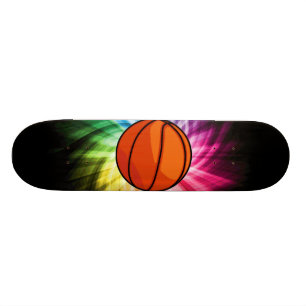 Basketball; Sport; Regenbogen Skateboard