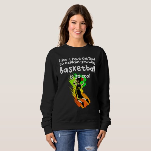 Basketball Sport Sweatshirt (Vorne ganz)