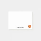Basketball-Sport-Thema-Name-Text Post-it Klebezettel (Vorderseite)