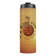 Basketball-Sport-Thema-Thermotumbler