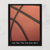Basketball-Sportbild Flyer (Vorne)