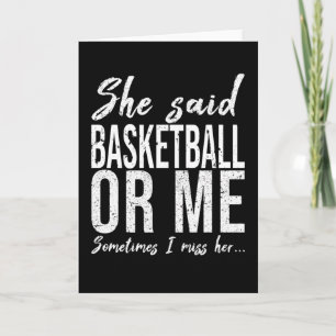 Basketball-Sportgeschenk Karte
