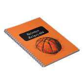 Basketball-Sportkids Notizblock (Rechte Seite)