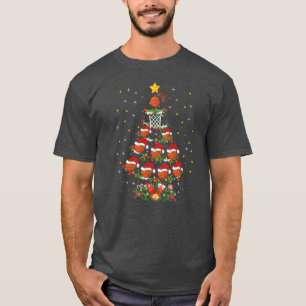 Basketball-Sportliebhaber Weihnachtsgeschenk Baske T-Shirt