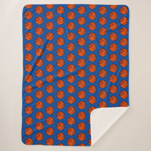 Basketball-Sportmotiv-Schal-Fleece-Decke Sherpadecke