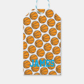 Basketball SportNAME Kinder Party Spaß Geschenkanhänger (Vorderseite)
