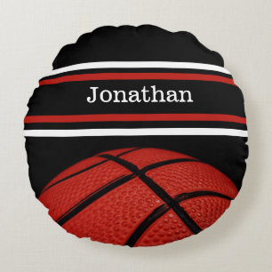 Basketball Sportname, Spieler Coach Teamkollege Rundes Kissen
