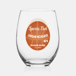 Basketball Sports Bar Cocktail Weinglas Ohne Stiel