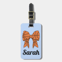 Basketball Sports Custom Bag Tag