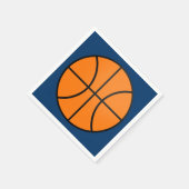 Basketball Sports Geburtstagsfeier Napkins Serviette (Ecke)