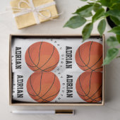 Basketball Sports Geburtstagspartei Personalisiert Seidenpapier (Geschenk)