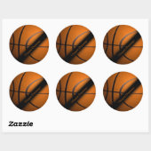 Basketball Sports Guest ID Tags Stickers (Blatt)