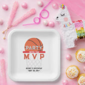 Basketball Sports Jumpman Thema jedes Alter Geburt Pappteller (Party)