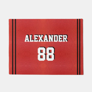 Basketball Sports Team individuelle Name Jersey Nu Fußmatte
