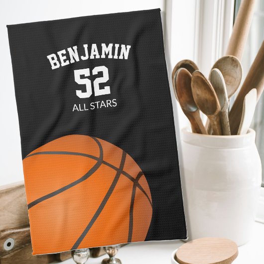 Basketball sports towel, coach gift towel geschirrtuch