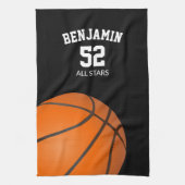 Basketball sports towel, coach gift towel geschirrtuch (Vertikal)