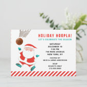 Basketball Sportsaison Einladung (Stehend Vorderseite)