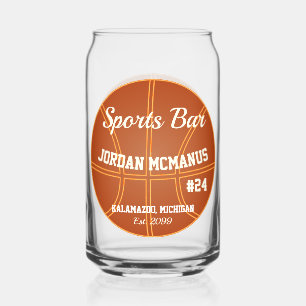 Basketball Sportsbar Bier Dosenglas