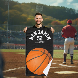 Basketball-Sportshandtuch, Trainer-Badetuch Handtuch