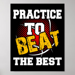 Basketball-Sportspielerübungen zum Besten Poster