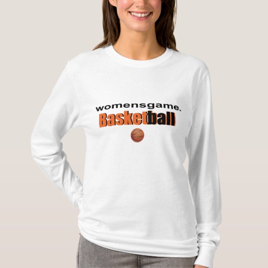 Basketball-Sportt-stück der Frauen T-Shirt (Vorderseite)