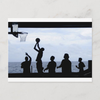Basketball Sportteam Spaß Schicksal Geschenke Postkarte