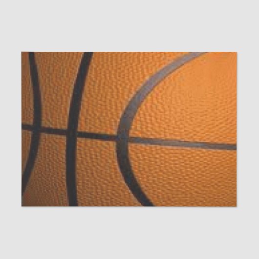 Basketball-Sportthema Seidenpapier (Vorderseite)