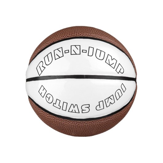 Basketball-Sprungtechnik Mini Basketball (Vorderseite)