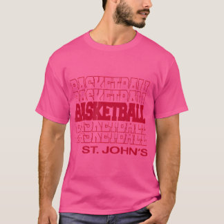 Basketball St Johns in modernen Briefmarken T-Shirt