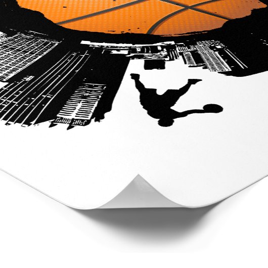 Basketball-Stadt Poster (Ecke)