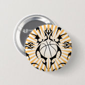 Basketball. Stamm. Button (Vorne & Hinten)