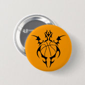 Basketball. Stamm. Button (Vorne & Hinten)