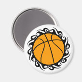 Basketball. Stamm. Magnet (Vorderseite/Rückseite)