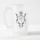 Basketball. Stamm. Mattglas Bierglas (Links)