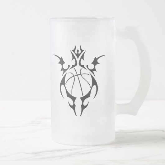 Basketball. Stamm. Mattglas Bierglas (Rechts)