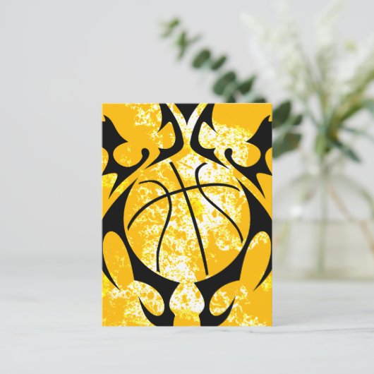 Basketball. Stamm. Postkarte (Stehend Vorderseite)