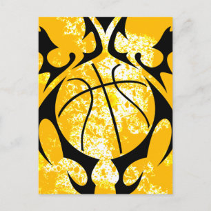 Basketball. Stamm. Postkarte