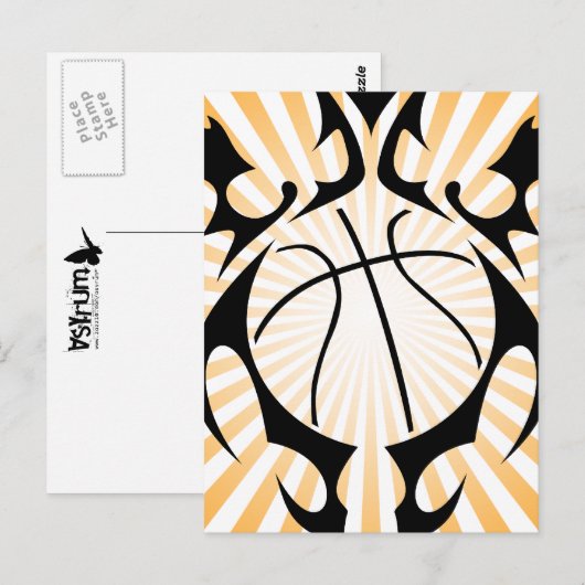 Basketball. Stamm. Postkarte (Vorne/Hinten)