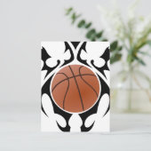 Basketball. Stamm. Postkarte (Stehend Vorderseite)