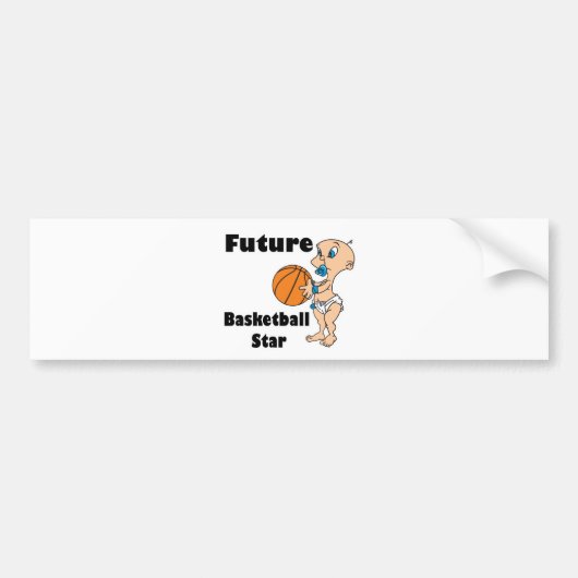 Basketball-Star Autoaufkleber (Vorne)