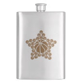 Basketball Star Flachmann (Vorderseite)