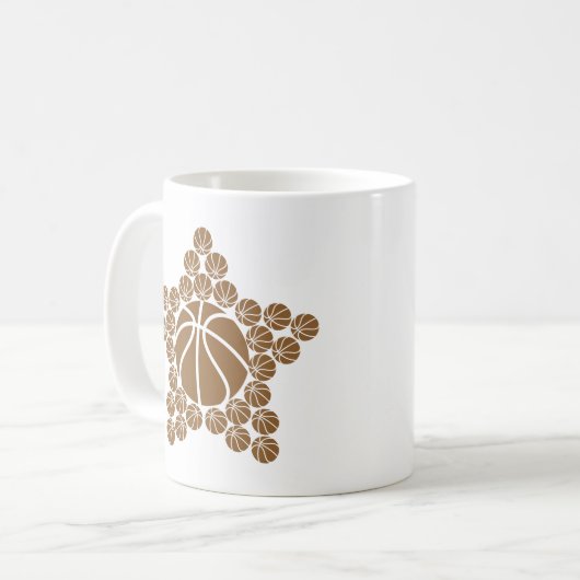 Basketball Star Kaffeetasse (Vorderseite Links)
