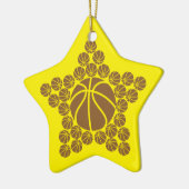Basketball Star Keramik Ornament (Links)