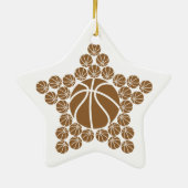 Basketball Star Keramik Ornament (Hinten)