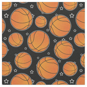 Basketball - Star-Muster Stoff