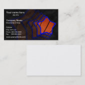 Basketball - Star-Schablonen-Visitenkarte Visitenkarte (Vorne/Hinten)