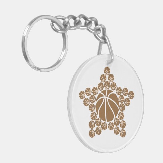 Basketball Star Schlüsselanhänger (Vorderseite links)