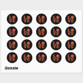 Basketball-Sticker-Pack Nr. 2 Runder Aufkleber (Blatt)