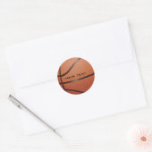 Basketball-Sticker Runder Aufkleber (Umschlag)